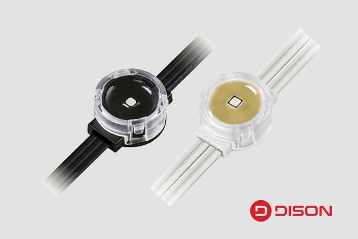 20mm Pixel 1 LED RGB full color 12v