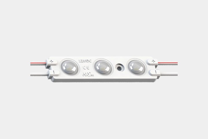 Modulo 3 LED 2835 con lente 160